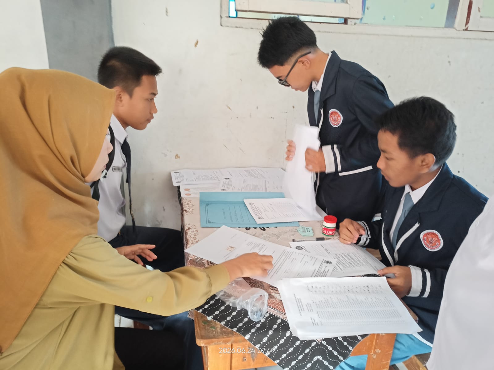 daftar ulang calon murid baru